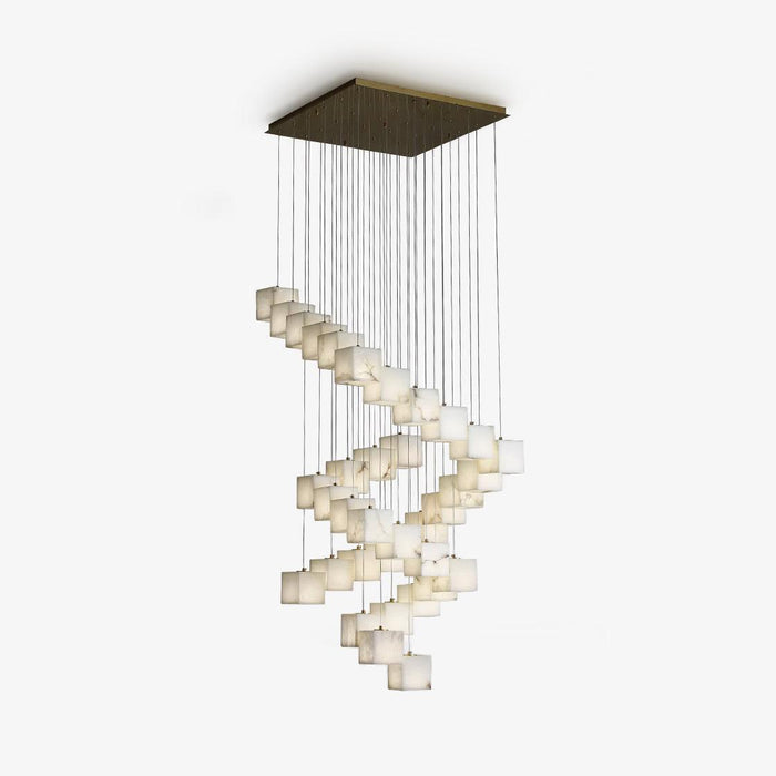 Alabaster Box Pendant Light-DWHOME