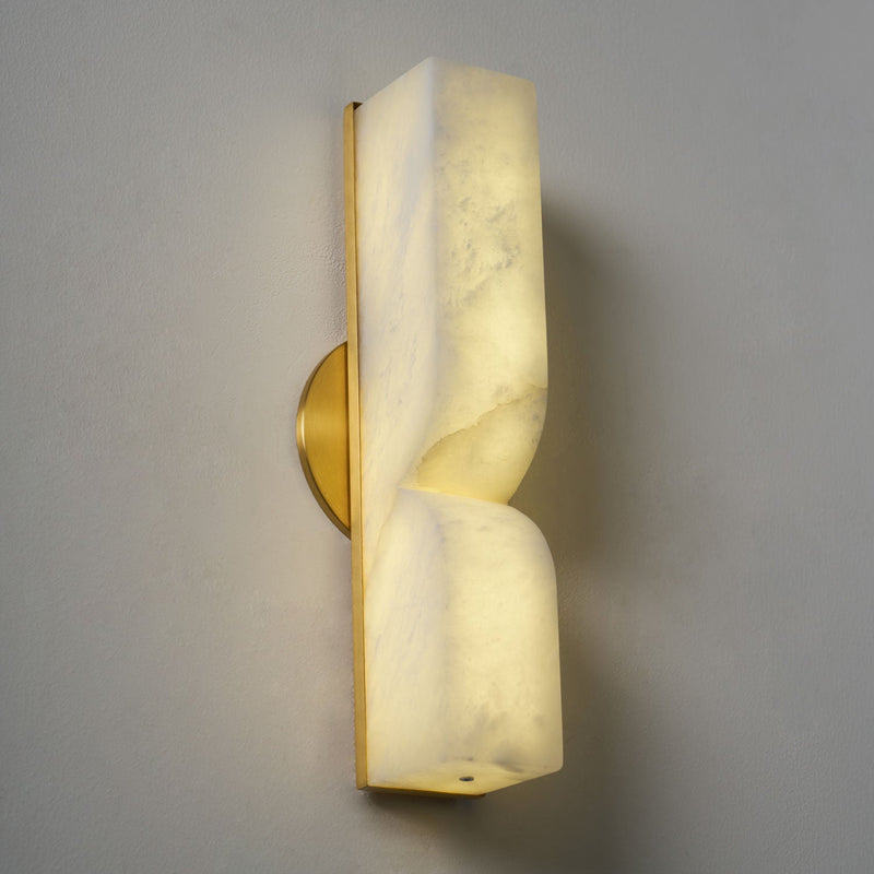 Alabaster Essence Plug-in Wall Sconce-DWHOME