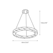 Alabaster Ring Chandelier-DWHOME