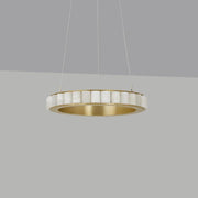 Alabaster Avalon Halo Chandelier-DWHOME