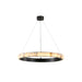 Alabaster Avalon Halo Chandelier - Vakkerlight