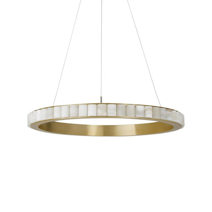 Alabaster Avalon Halo Chandelier - Vakkerlight