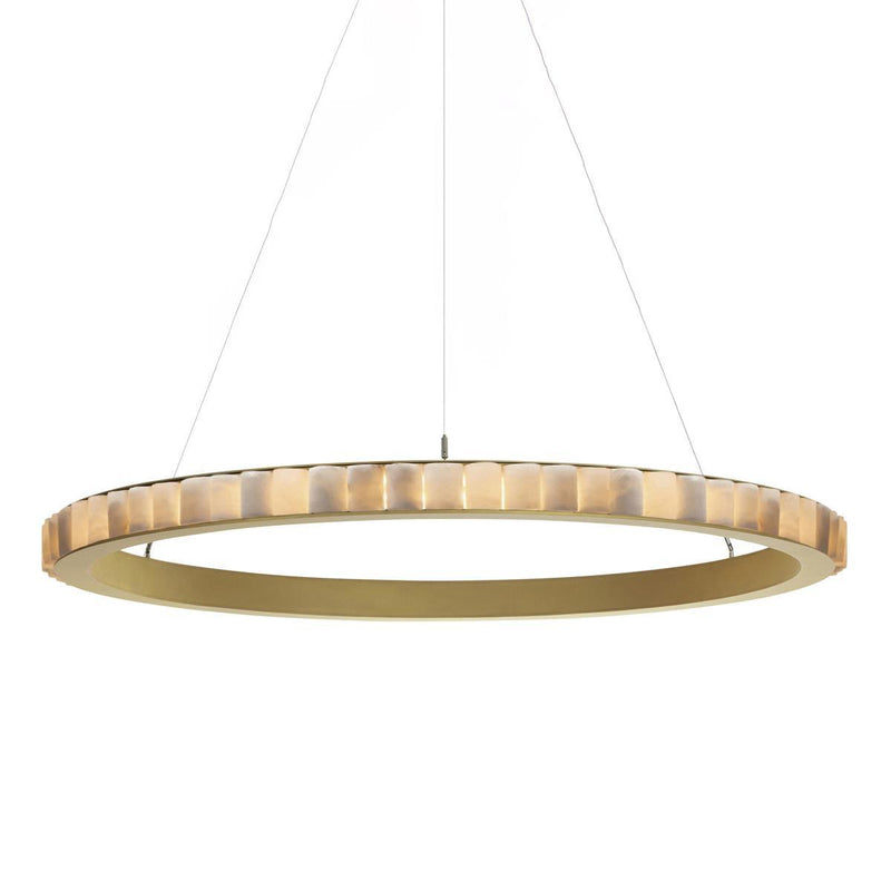 Alabaster Avalon Halo Chandelier-DWHOME