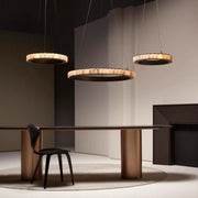 Alabaster Avalon Halo Chandelier-DWHOME