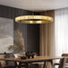 Alabaster Avalon Halo Chandelier.