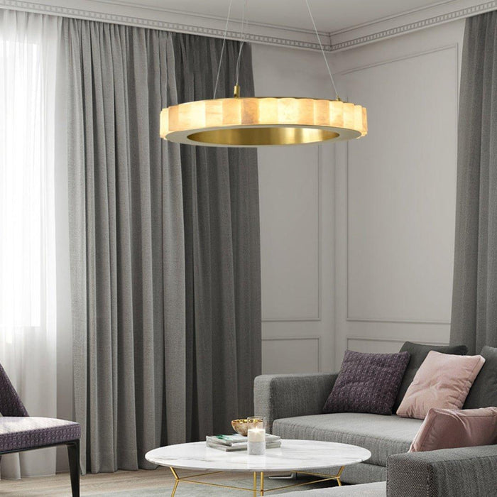 Chandelier Avalon Alabaster Halo - DWHOME