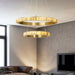 Alabaster Avalon Halo Chandelier.