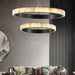 Alabaster Avalon Halo Chandelier.