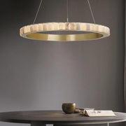 Alabaster Avalon Halo Chandelier-DWHOME