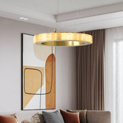 Alabaster Avalon Halo Chandelier-DWHOME