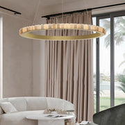 Alabaster Avalon Halo Chandelier-DWHOME