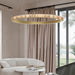 Alabaster Avalon Halo Chandelier - Vakkerlight