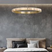 Alabaster Avalon Halo Chandelier-DWHOME