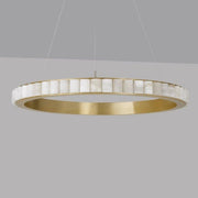Alabaster Avalon Halo Chandelier-DWHOME