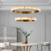 Alabaster Avalon Halo Chandelier.