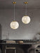 Alabaster Ball Pendant Light.