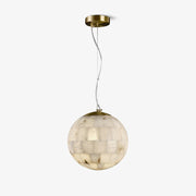 Alabaster Ball Pendant Light-DWHOME