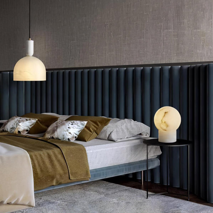 Marble Ball Table Lamp-DWHOME