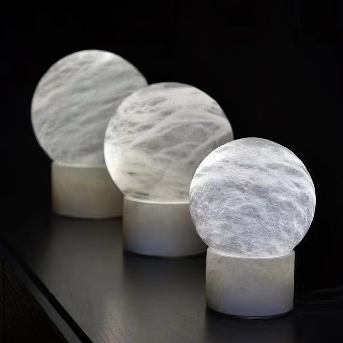 Marble Ball Table Lamp-DWHOME