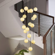 Alabaster Balls Cluster Chandelier-DWHOME