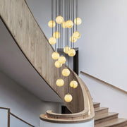 Alabaster Balls Cluster Chandelier-DWHOME