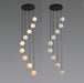 Alabaster Balls Cluster Chandelier - DWHOME