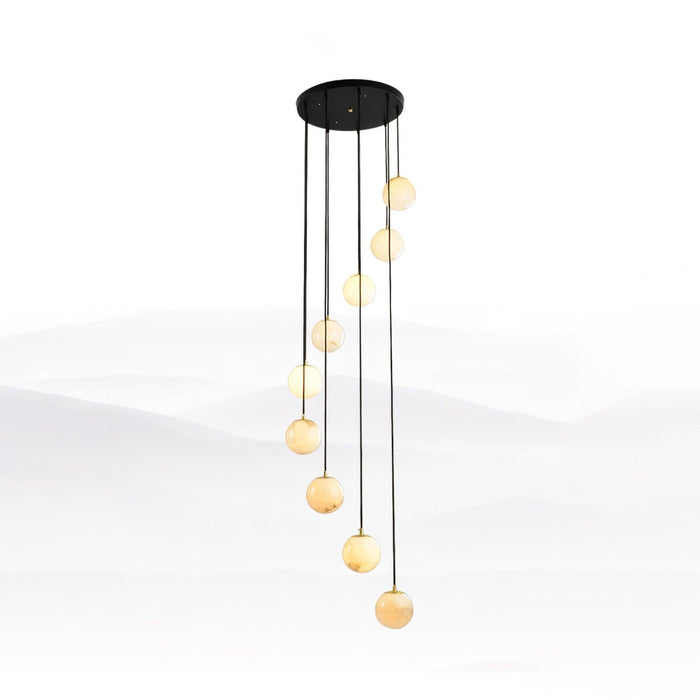 Alabaster Balls Cluster Chandelier - DWHOME