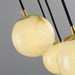 Alabaster Balls Cluster Chandelier.