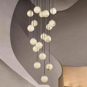 Alabaster Balls Cluster Chandelier-DWHOME
