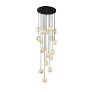 Alabaster Balls Cluster Chandelier-DWHOME