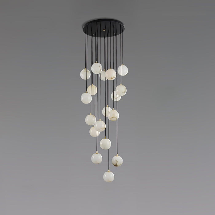 Alabaster Balls Cluster Chandelier - DWHOME