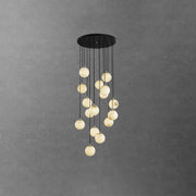 Alabaster Balls Cluster Chandelier-DWHOME
