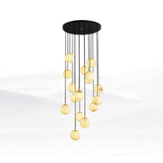 Alabaster Balls Cluster Chandelier-DWHOME