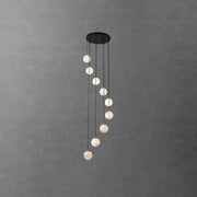 Alabaster Balls Cluster Chandelier-DWHOME