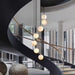 Alabaster Balls Cluster Chandelier - Vakkerlight