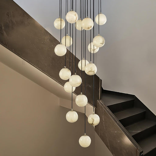 Alabaster Balls Cluster Chandelier - DWHOME