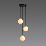 Alabaster Balls Cluster Chandelier-DWHOME