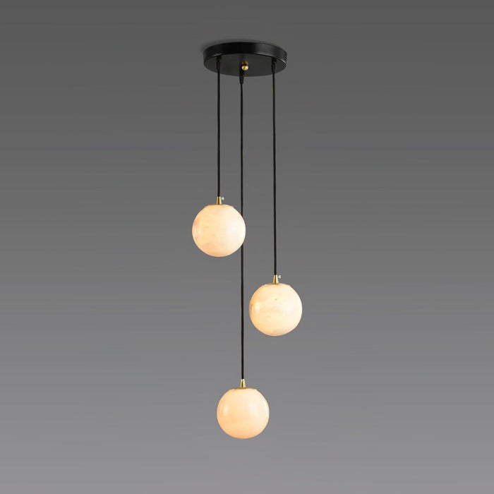 Alabaster Balls Cluster Chandelier - DWHOME