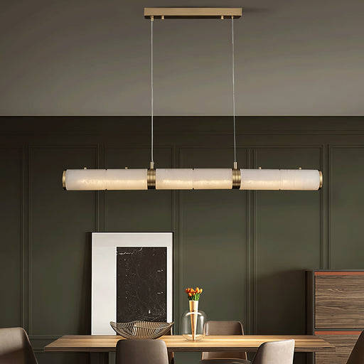 Alabaster Beam Pendant Light.