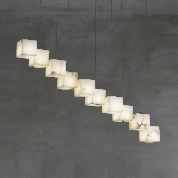 Alabaster Box Pendant Light-DWHOME