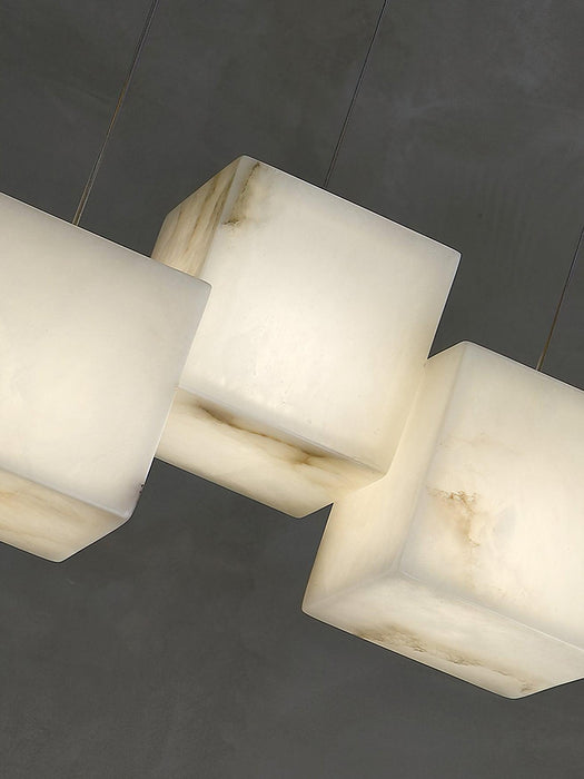 Alabaster Box Pendant Light.