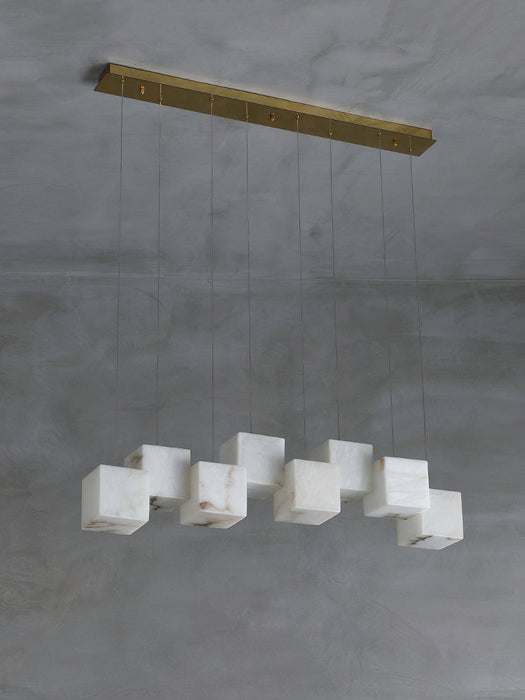 Alabaster Box Pendant Light-DWHOME