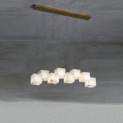 "Pendentif Lampe Albâtre-DWHOME"