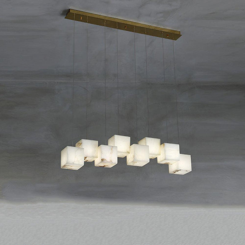 "Pendentif Lampe Albâtre-DWHOME"