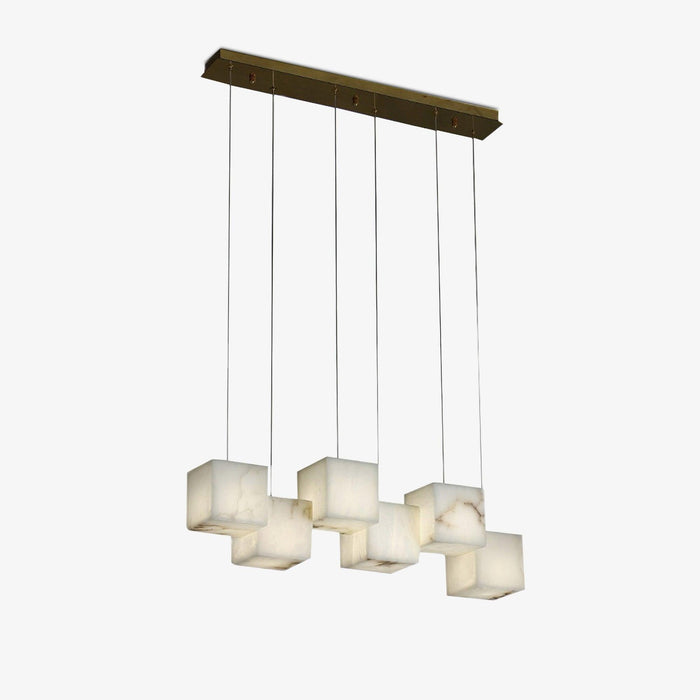 Alabaster Box Pendant Light.