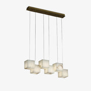 "Pendentif Lampe Albâtre-DWHOME"
