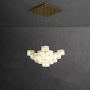 "Pendentif Lampe Albâtre-DWHOME"