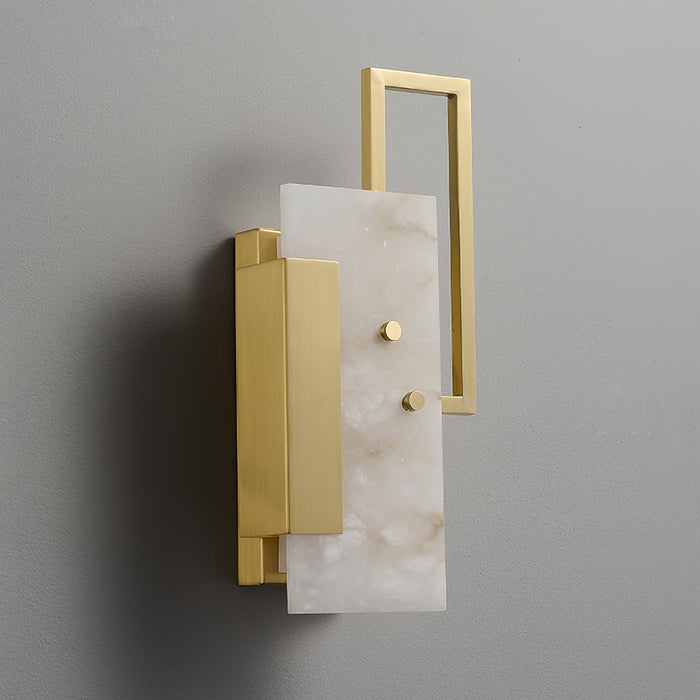 Althea Alabaster Wall Sconce-DWHOME