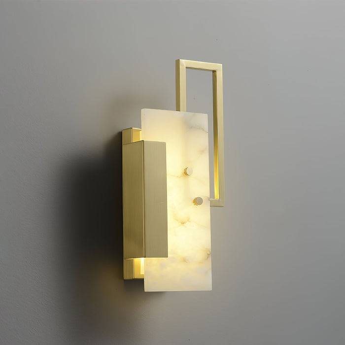 Althea Alabaster Wall Sconce-DWHOME