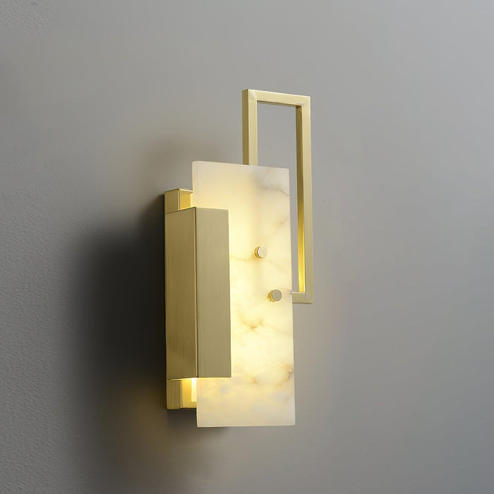 Althea Alabaster Wall Sconce - DWHOME